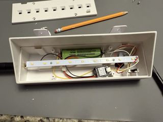 Battery reinstalled, doing a final functional check before closing